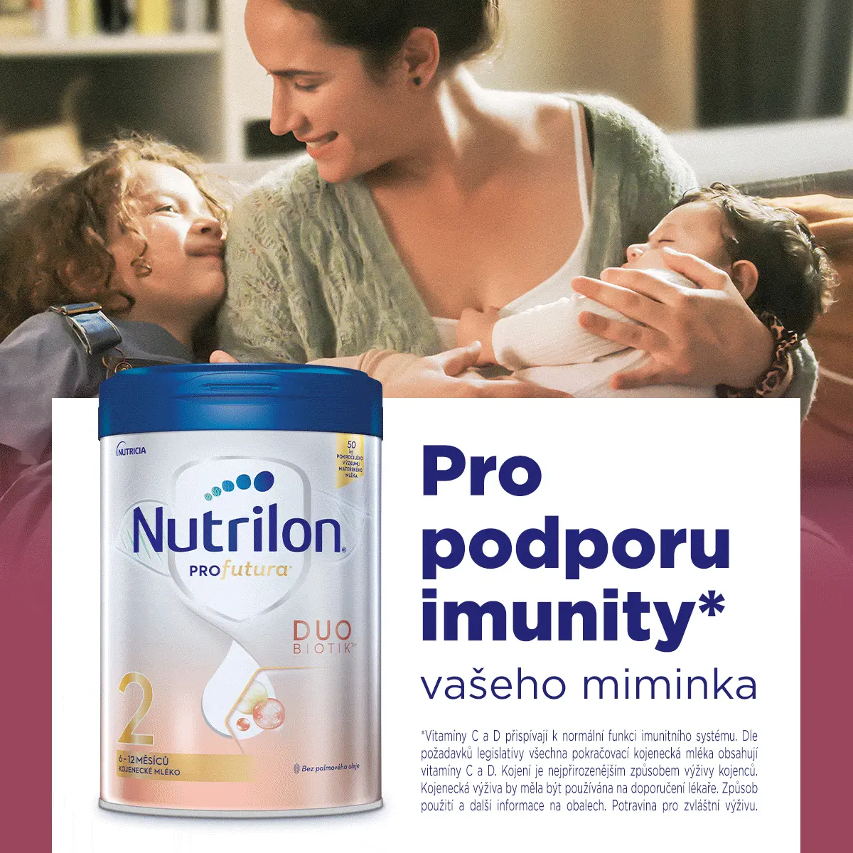 Nutrilon Advanced 2-5> Imunitní systém se začíná formovat v raném věku